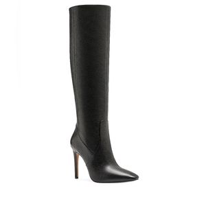 Brand New in Box Vince Camuto Black Leather Stiletto Knee High Boots
